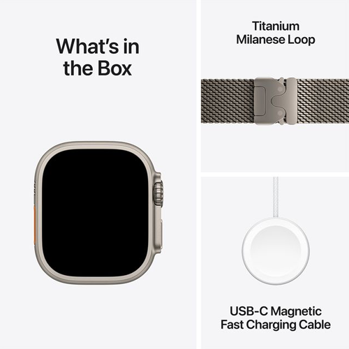 Apple Watch Ultra 2 GPS + Cellular 49mm with Milanese Loop (Middle East Version)