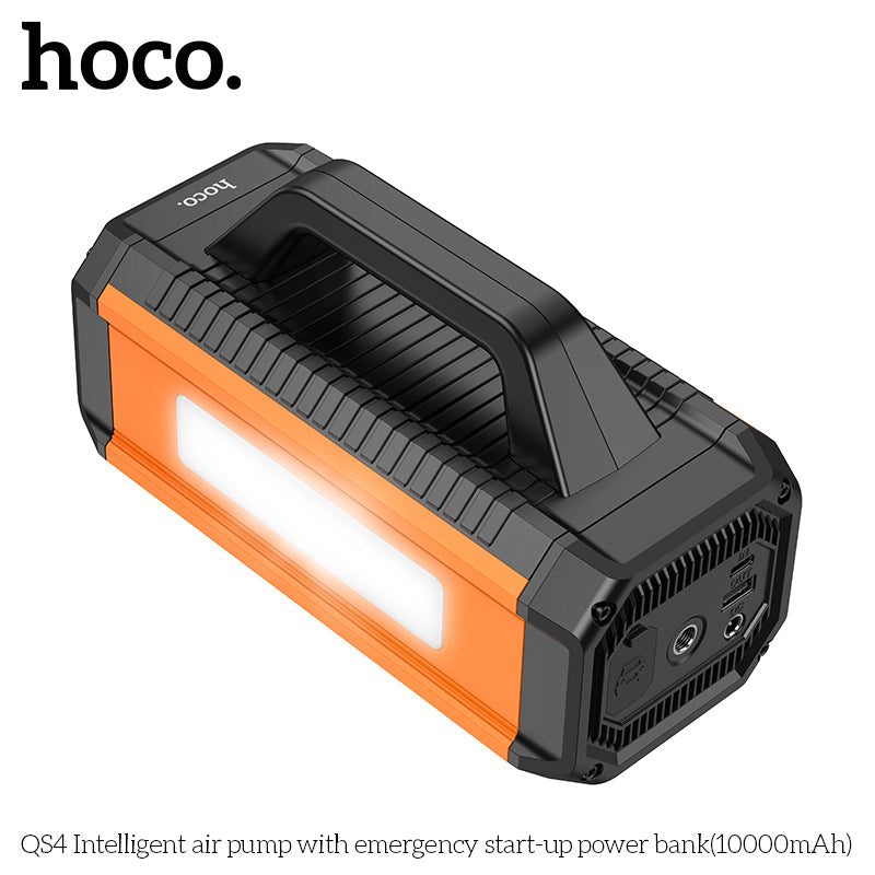 Hoco QS4 10000mAh Air Pump & Emergency Jump Starter