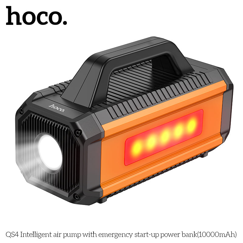 Hoco QS4 10000mAh Air Pump & Emergency Jump Starter