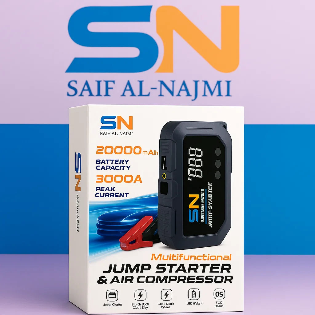 SN 20000mAh Multifunction Jump Starter with Air Compressor