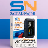 SN 20000mAh Multifunction Jump Starter with Air Compressor