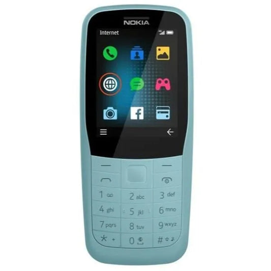 Nokia 220 4G Dual SIM Mobile Phone: Retro Blue Design, Long Battery Life