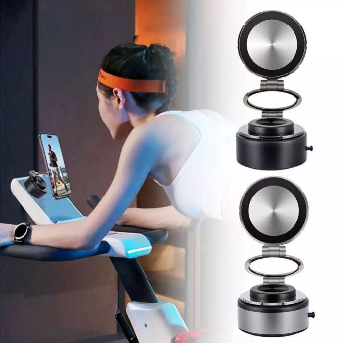 Rotatable Magnetic Vacuum Suction Phone Mount Secure Adjustable Grip