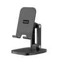 Earldom Adjustable Black Cellphone Stand – Sturdy Compact Portable