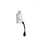 Silver Hoco Micro USB to USB OTG Adapter with Lanyard