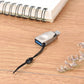Silver Hoco Micro USB to USB OTG Adapter with Lanyard