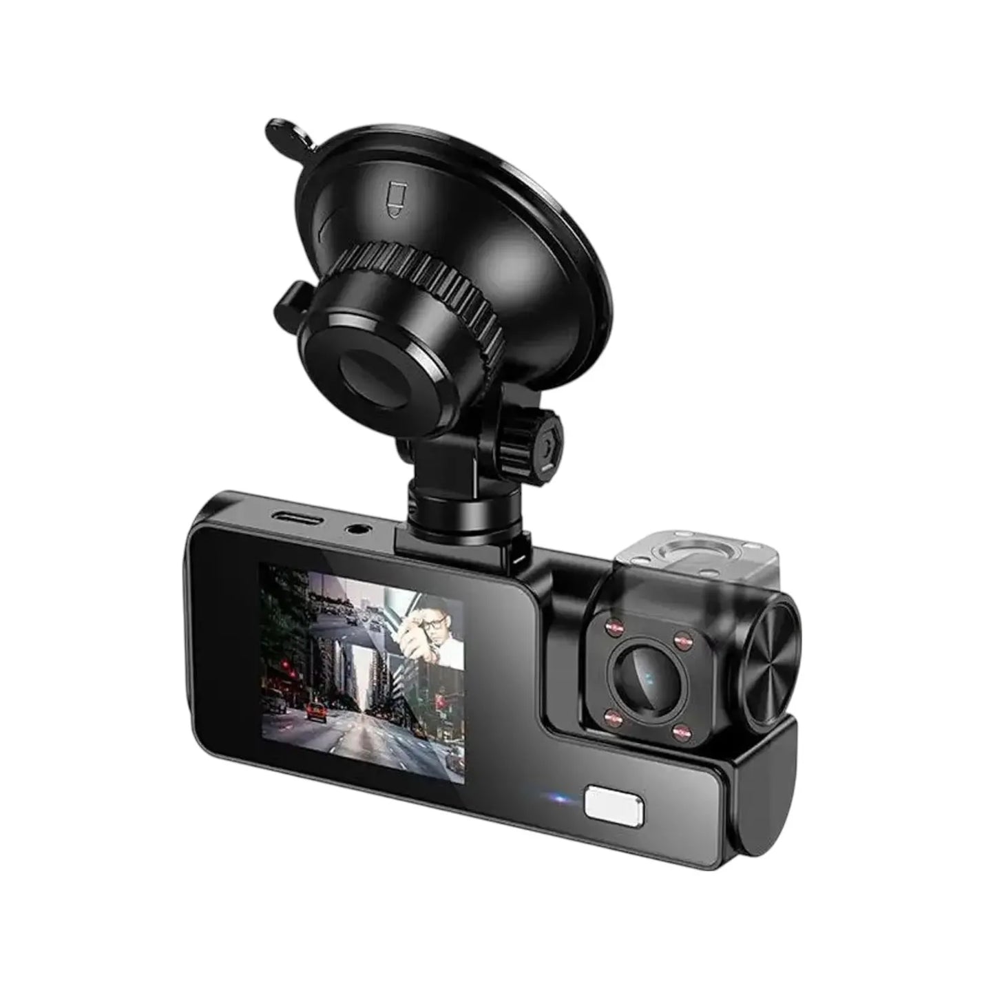 Hoco DI60 World 3‑Screen Full HD Dash Cam Parking Monitor