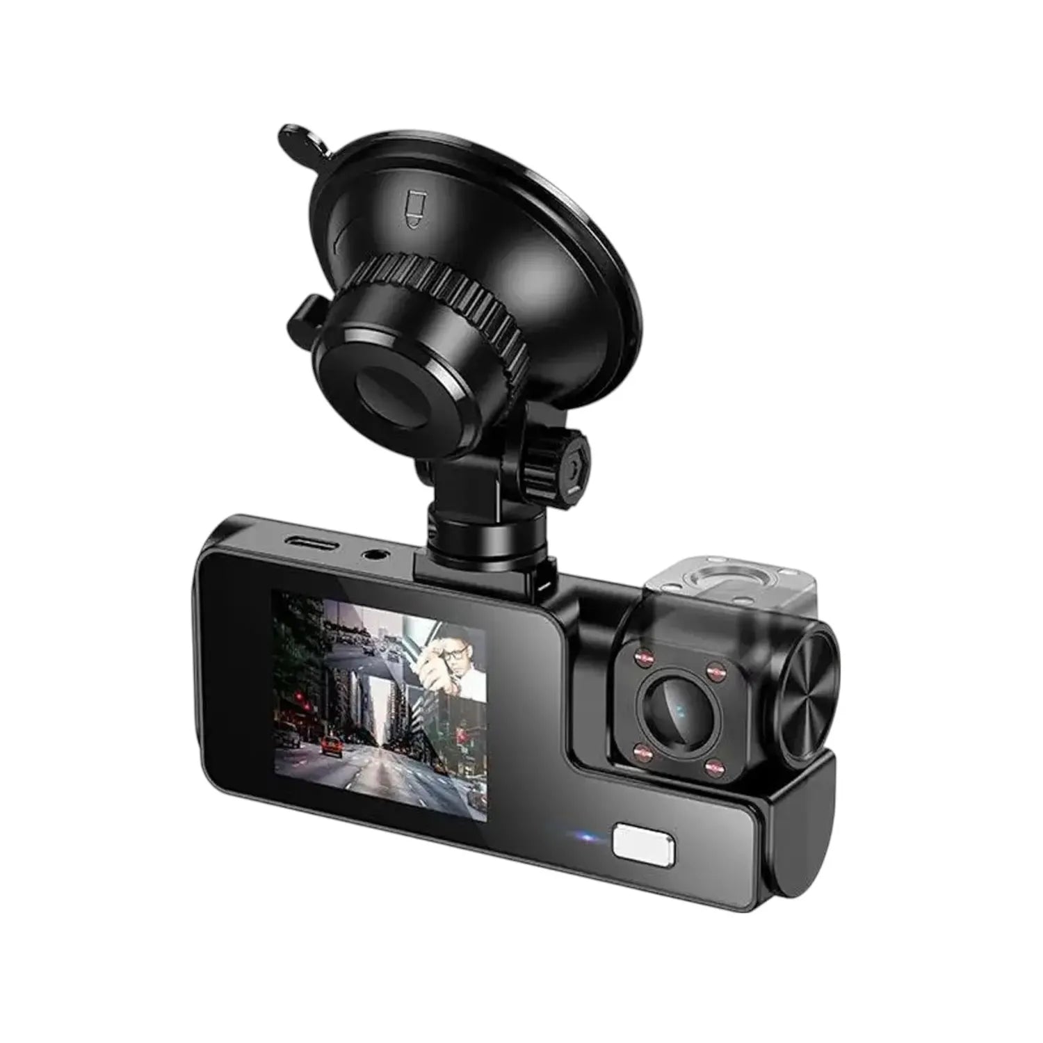 Hoco DI60 World 3‑Screen Full HD Dash Cam Parking Monitor