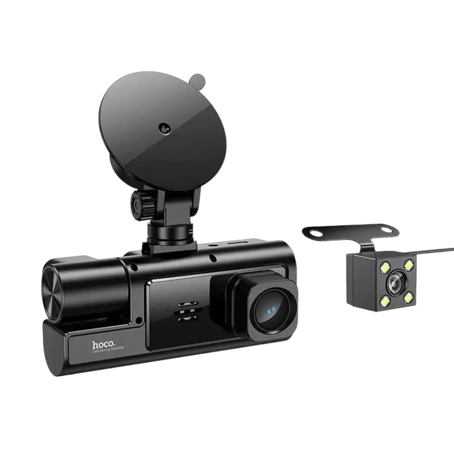 Hoco DI60 World 3‑Screen Full HD Dash Cam Parking Monitor
