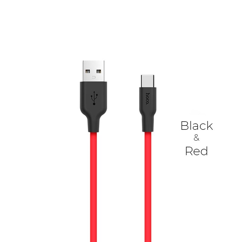 Hoco X21 Silicone Type‑C 1 Metre Fast‑Charge Cable