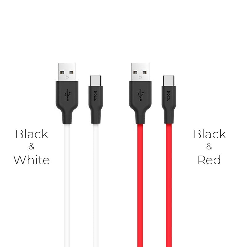Hoco X21 Silicone Type‑C 1 Metre Fast‑Charge Cable