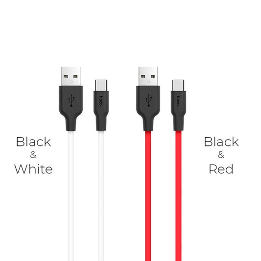 Hoco X21 Silicone Type‑C 1 Metre Fast‑Charge Cable